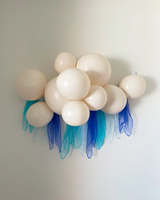Ballons gonflables épais et durables d'une seule pièce pour les vacances Fond en PVC réutilisable avec jeu de balles à usage unique pour les décorations de fête