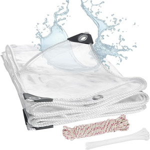 Bâche transparente en plastique de feuille de PVC pour la couverture de hangar de vélo - Product Image 1