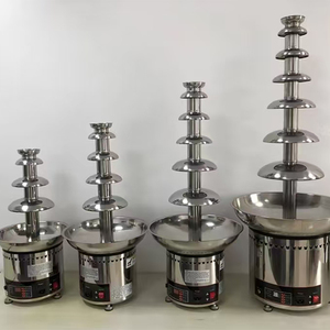 Fontaine à chocolat populaire européenne à 4-7 niveaux, machine à cascade de chocolat en acier inoxydable, double tension 110V/220V - Product Image 4