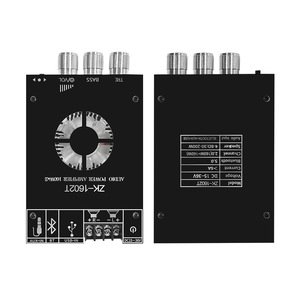 ZK-1602T 2*160W TDA7498E BT 5.0 サブウーファーアンプボード 2.0チャンネル ハイパワーオーディオ ステレオベースアンプ ファン DC15-36V - Product Image 3