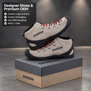 Zapatos de Diseño de Lujo para Hombre y Mujer, Zapatos de Senderismo Grises de Alta Calidad, Zapatillas Deportivas Nuevas - Product Image 1