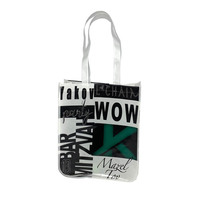 Sac fourre-tout à provisions de style imprimé de logo personnalisé coin rond en gros sac non tissé laminé