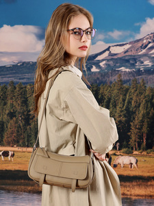 Bolso de Hombro Retro Minimalista de Cuero Vacuno de Primera Calidad para Mujer, Bolsa de Cuero Genuino de Lujo con Detalle de Correa Entrelazada - Product Image 3