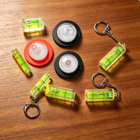Mini niveau à bulle de type T, rond et carré, 9 modèles avec porte-clés
