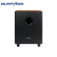 Subwoofer passif PSH10 de 10 pouces, haut-parleur audio HiFi pour home cinéma, 100W 6Ohm, subwoofer en bois pour système audio domestique