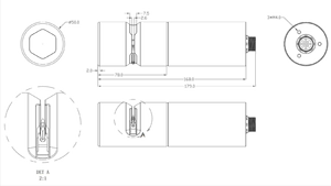 Iot 7 trong 1 multiparamter cảm biến cho nuôi trồng thủy sản/nước biển/nước uống giám sát kỹ thuật số sonde cảm biến - Product Image 3