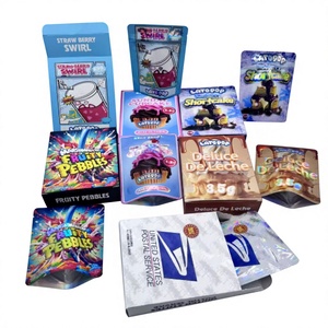 In Stock Custom Holographic Custom Mylar Bags 3.5g Die <strong>Cut</strong> Packing Plastic Bags <strong>Cookie</strong> 3.5g Mylar Bags - Product Image 1
