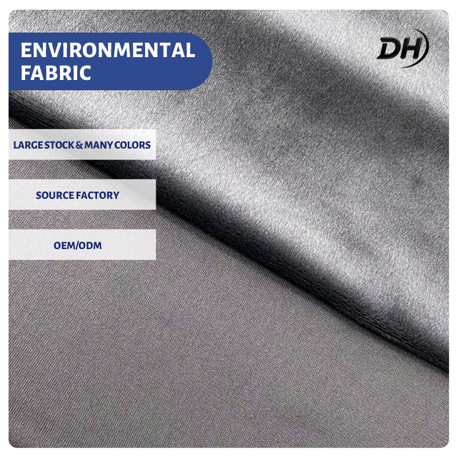 250Gsm 94% Polyester 6% Spandex Warp Knit Eco-Friendly Ultra Soft Elastic Fleece Fabric for Clothing