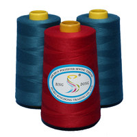 Benang Jahit Grosir Pabrik 100% Spun Polyester 40/2 50/2 Warna Sesuai Pesanan Jaminan Perdagangan Kelas 3A 2A Daya Tahan Tinggi Oeko-Tex