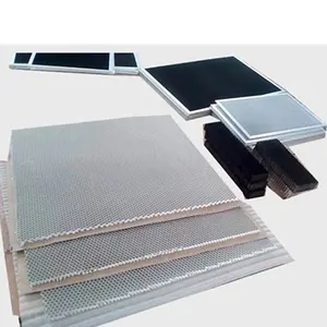 supply all kinds of regular hexagon small pore size aluminum honeycomb filter with light catalyst cold catalyst for air filter for Air Filter