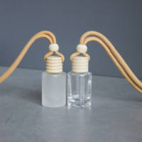 Offre Spéciale – Flacon en Verre Fantaisie pour Parfum, Diffuseur d'Huiles Essentielles, Bouteille Vide pour Désodorisant de Voiture