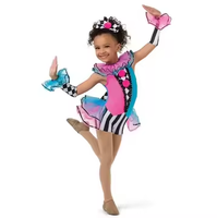 Robe de ballet style western pour filles, tenue de danse pour enfant avec tutu, costume de scène, justaucorps, robe tutu de clown