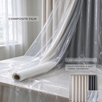 Film TPU transparent en polyuréthane thermoplastique, membrane élastique, film flexible de contrôle de la lumière pour lamination de rideaux occultants