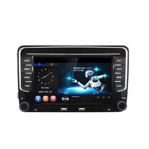 Autoradio multimédia Android 14 7 pouces pour <span class=keywords><strong>VW</strong></span> Volkswagen Jetta Multivan T5 New Beetle, navigation, lecteur radio, Wifi, BT, GPS, Carplay - Product Image 1