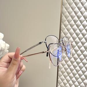 Gafas de Metal Redondas Danyang 6420, Montura Completa, Lentes de Resina, Anti-UV, Unisex, para Hombre y Mujer - Product Image 5