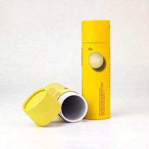 Scatola Cilindrica in Cartone Ecologica per Palline da Tennis e Ping Pong, Confezione Riciclabile Rotonda per Palline - Product Image 1