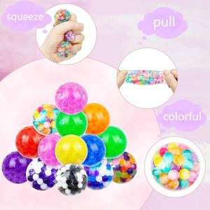 Custom Decompression Water Bead Squeeze and Play 4.2Cm Grape Style Stress - Relief <b>Squeezing</b> <b>Balls</b>, Fidget Toy - Product Image 1