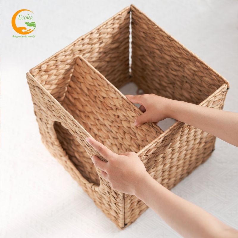 OEM Natural Water Hyacinth Handwoven Pet