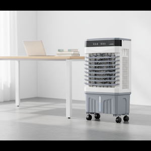 Portable 10L Electric Evaporative Water Air <strong>Cooler</strong> with 3-Speed Mechanical Control Plastic Household Use - Product Image 2