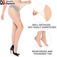 Fabricant de chaussettes en nylon collantes bas de soie vente en gros classiques personnalisés décontractés haute qualité peau noire chaussettes décontractées blanches