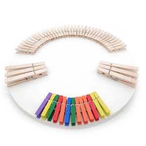 Pinces à linge essentielles en bois de bouleau de 48 mm, 5000 pièces, boîte complète, idéales pour la maison et la lessive, offre spéciale et pour le bricolage artisanal - Product Image 3