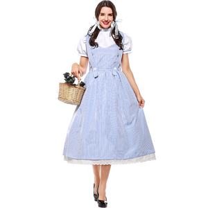 Disfraz de Dorothy para Adultos, Estilo Cuento de Hadas, para Halloween, Vestido de <span class=keywords><strong>Alicia</strong></span> en el País de las Maravillas, Disfraz de <span class=keywords><strong>Princesa</strong></span> para Mujer, Cosplay, Fiesta, Actuación - Product Image 1