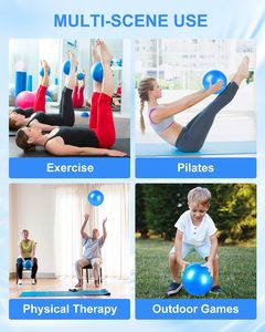 Pelota de Yoga de PVC Duradera con Logotipo Personalizado, 9 Pulgadas, Mini Barra de Estabilidad, Ejercicio, Entrenamiento, Gimnasio, Antiexplosión, Antideslizante, Suave, Ecológica - Product Image 4