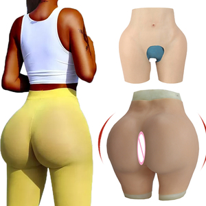 Shorty gainant taille basse pour femme avec rembourrage fessier en silicone - Product Image 6