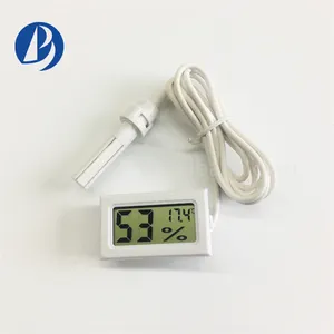 Mini Professional Digital White LCD Hygrometer Temperature And Humidity Meter