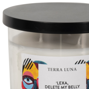 Terra Luna Lexa Delete My Belly Candle Wood Sage Sea Salt 12 Oz Pot parfumé - Product Image 4