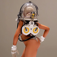 Patung Figurine Seni 3D Resin Tema Cinta Peri Musik Anime Buatan Khusus