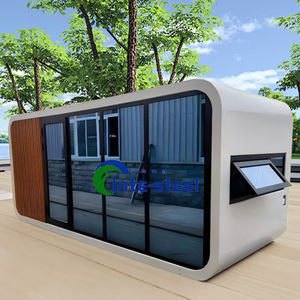 मोबाइल कार्यालय कैप्सूल मिनी मोबाइल प्रीफैब हाउस छोटे घर के कार्यालय में सेब केबिन डिचेबल कंटेनर पोर्टेबल हाउस - Product Image 4