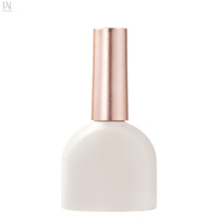 Échantillons gratuits, vente directe d'usine 15 ml, couleurs et impression de logo personnalisables ; flacon vide pour vernis à ongles gel UV avec bouchon.