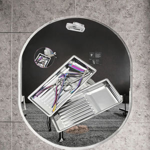 Nouveau plateau de désinfection professionnel en acier inoxydable pour outils de manucure, résistant à la corrosion et à l'absorption d'alcool, pour salon - Product Image 3