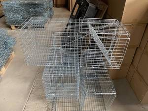 <span class=keywords><strong>Vente</strong></span> flash : Cage à écureuils pliable à une porte, 6 pieds, piège à écureuils vivants, cadre en acier, design écologique pour chantier de construction, modélisation 3D - Product Image 6