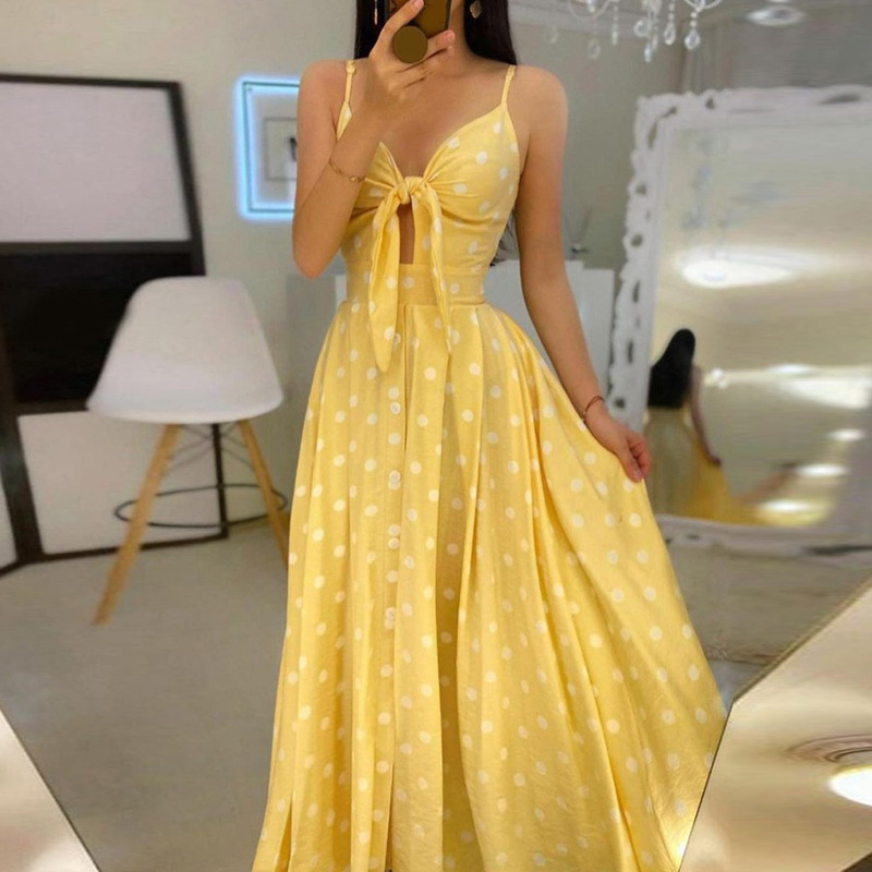 Sexy Long Yellow Dresses - Elegant and Fashionable