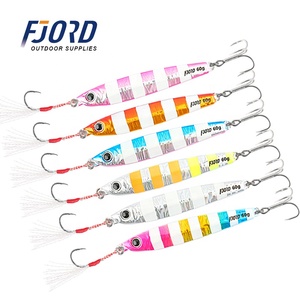 <span class=keywords><strong>FJORD</strong></span> Offre Spéciale 40g 60g métal jigging leurre eau salée gabarit dur lueur leurres de pêche pour rivage coulée leurres de pêche en mer - Product Image 1