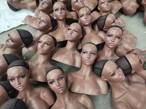 Tête de Mannequin Féminine avec Épaule <span class=keywords><strong>pour</strong></span> Présentation, Tête de Mannequin Réaliste <span class=keywords><strong>pour</strong></span> Perruques, <span class=keywords><strong>Maquillage</strong></span> et Présentation d'Accessoires de Beauté - Product Image 4