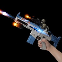 Pistolet sonore à piles b/o, pistolet d'action avec lumière, offre spéciale