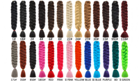 Cheveux synthétiques pré-étirés de 82 pouces pour tresses Jumbo, fibres haute température, extensions de cheveux torsadés, 165g