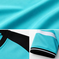Camiseta de Fútbol Personalizada Aiju, Impresión por Transferencia de Calor, Transpirable, de Secado Rápido, 100% Poliéster, Uniforme de Equipo al por Mayor