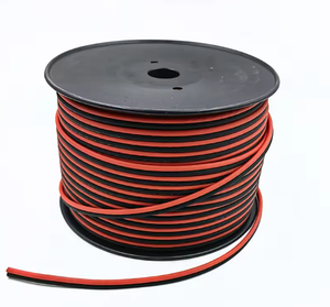 2468 Flexible claro transparente CCA altavoz de cobre estañado desnudo doble Cable de Audio Cable sistema de sonido Motor iluminación - Product Image 2