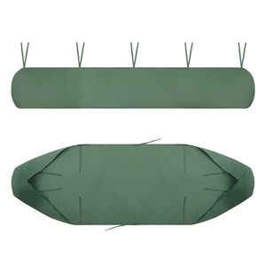 Housse de rangement pour auvent de patio en tissu Oxford vert, durable, anti-poussière, imperméable, protection extérieure pour auvent rétractable manuel - Product Image 1