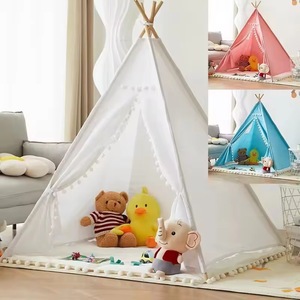 Tente de jeu pour enfants, tipi portable pour enfants, tente tipi pour tout-petits, château pour garçons et filles, salle de jeux teepee - Product Image 6