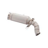 Downpipe Knalpot Stainless Steel untuk Audi A4/A5 Avant 2.0T dengan Ketebalan 1.5mm dan Garansi 1 Tahun