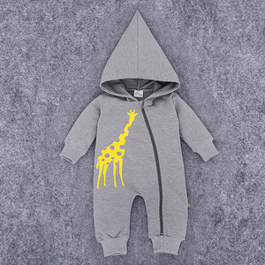 Export Baby Clothes Toddlers Baby Romper Hooded Jumpsuit of Free Sample - Product Image 1