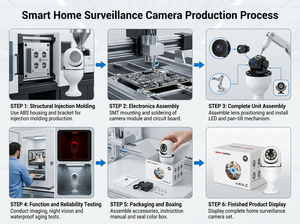 Cámara DE SEGURIDAD Pro de 3MP con <span class=keywords><strong>bombilla</strong></span> de 360 vistas, cámara CCTV Wi Fi, cámaras de vigilancia Full HD e IP para interiores, 1 unidad - Product Image 2