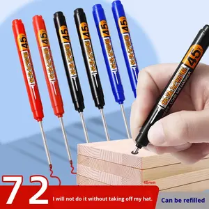<span class=keywords><strong>Marqueur</strong></span> permanent à pointe longue de 45 mm à base d'huile, encre noire, pour trous profonds, <span class=keywords><strong>chantier</strong></span> de construction, avec pointe allongée - Product Image 4