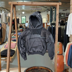 Sudadera con Capucha de Algodón 100% de Alta Calidad, Estilo Pesado, a la Moda, Nueva Colección 2025, Hecha a Medida, Estilo Holgado, Lavado Ácido, en Venta - Product Image 1