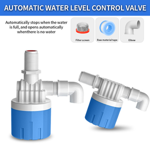 Vente directe d'usine avec vanne à flotteur automatique de haute qualité de 1/2 pouce pour le contrôle du niveau d'eau dans les réservoirs - Product Image 1